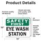 Signmission Eye Wash Station, 14 in W x Rectangle, Vinyl Decal OS-2PACK-CL-D-1014-L-20008 - alternate 5